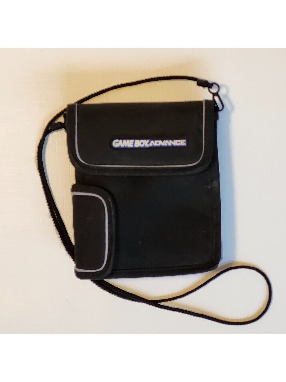 Official Nintendo Game Boy Advance Travel Bag (Gray Stripe) Used